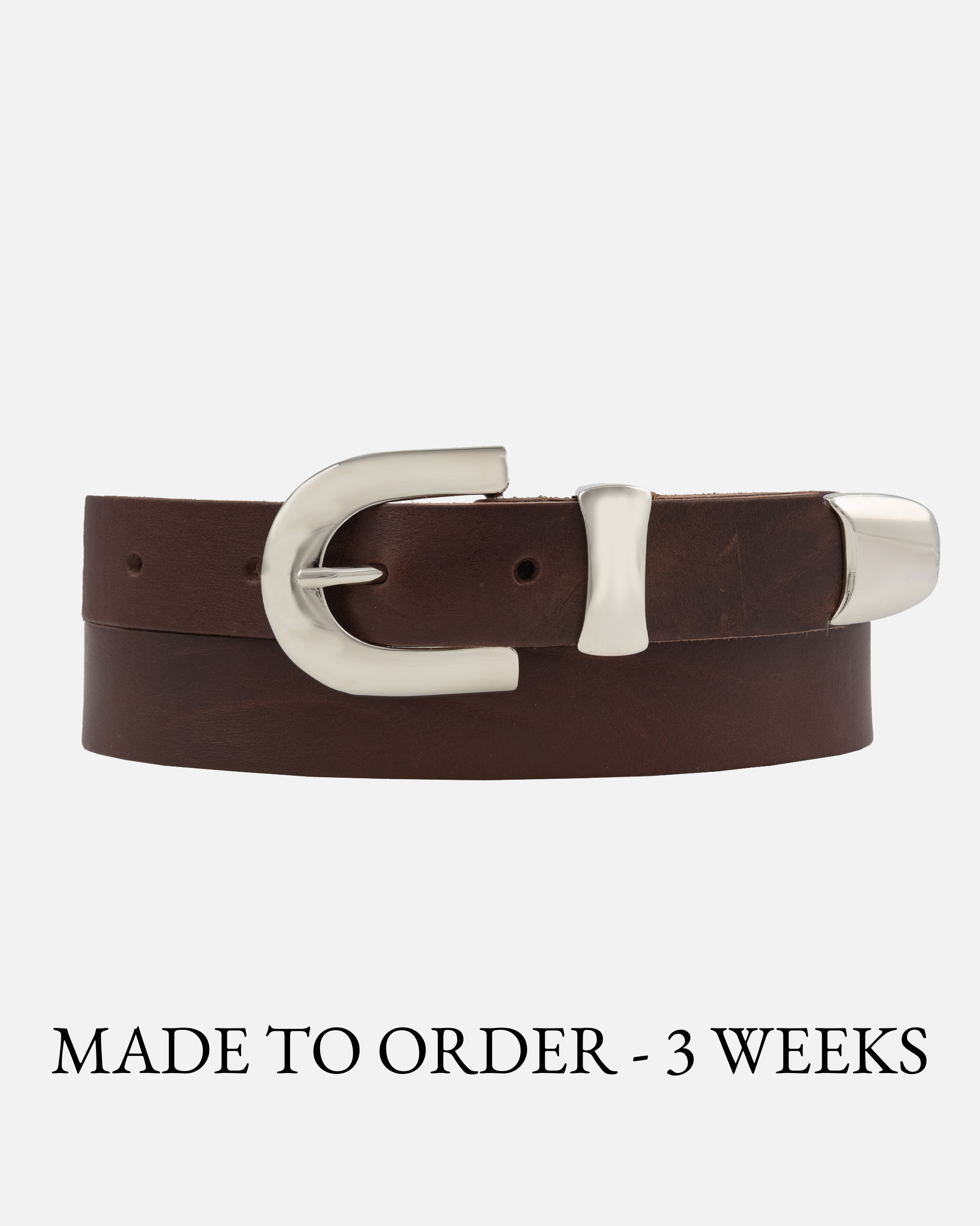A C Gypsy Vintage Womens Belt Size 34 Brown Woven Leather Italy Women main image 3