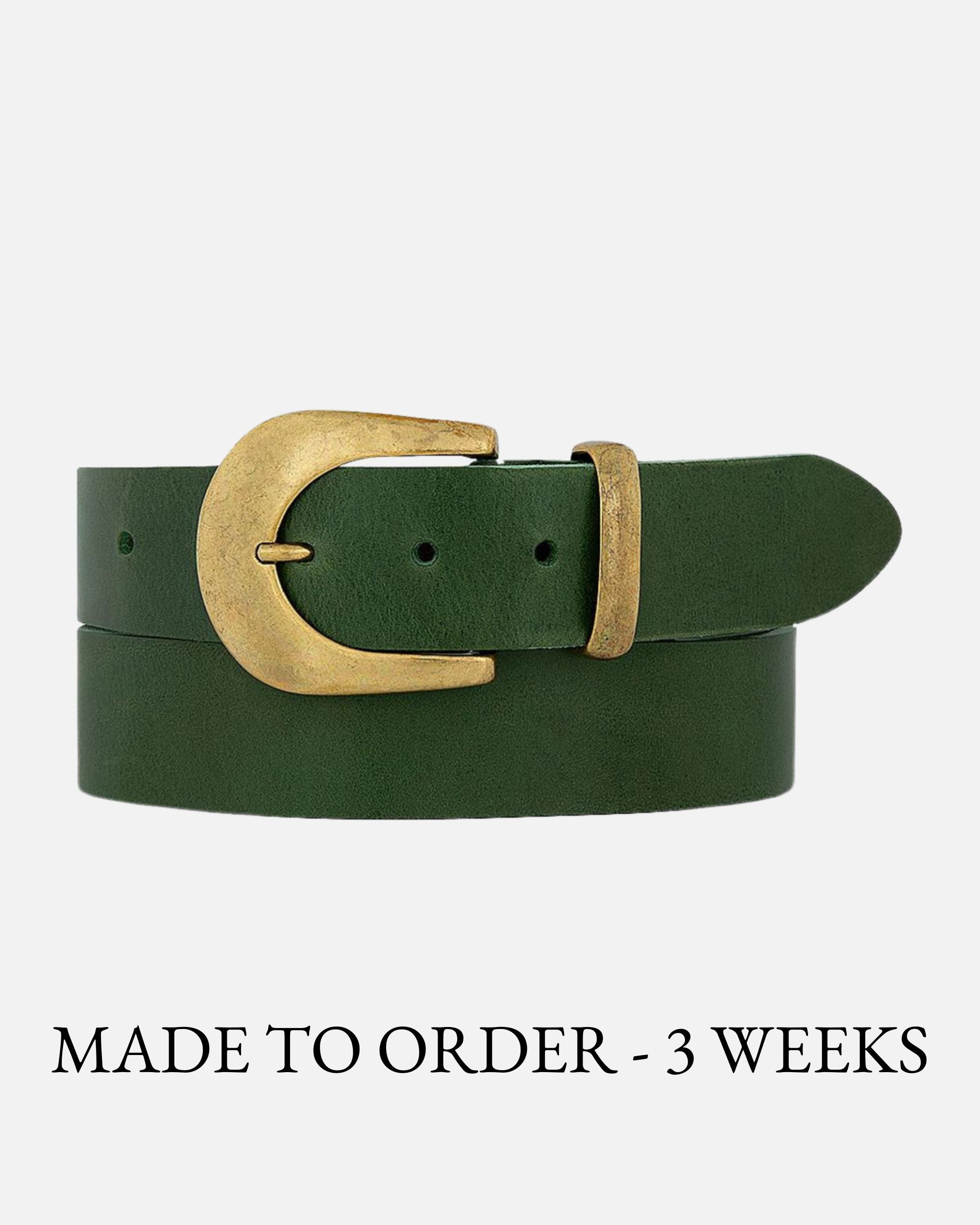 A36. Gold and Green Statement Belt s-l1200.jpg main image 2