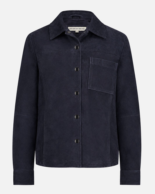 Navy Suede