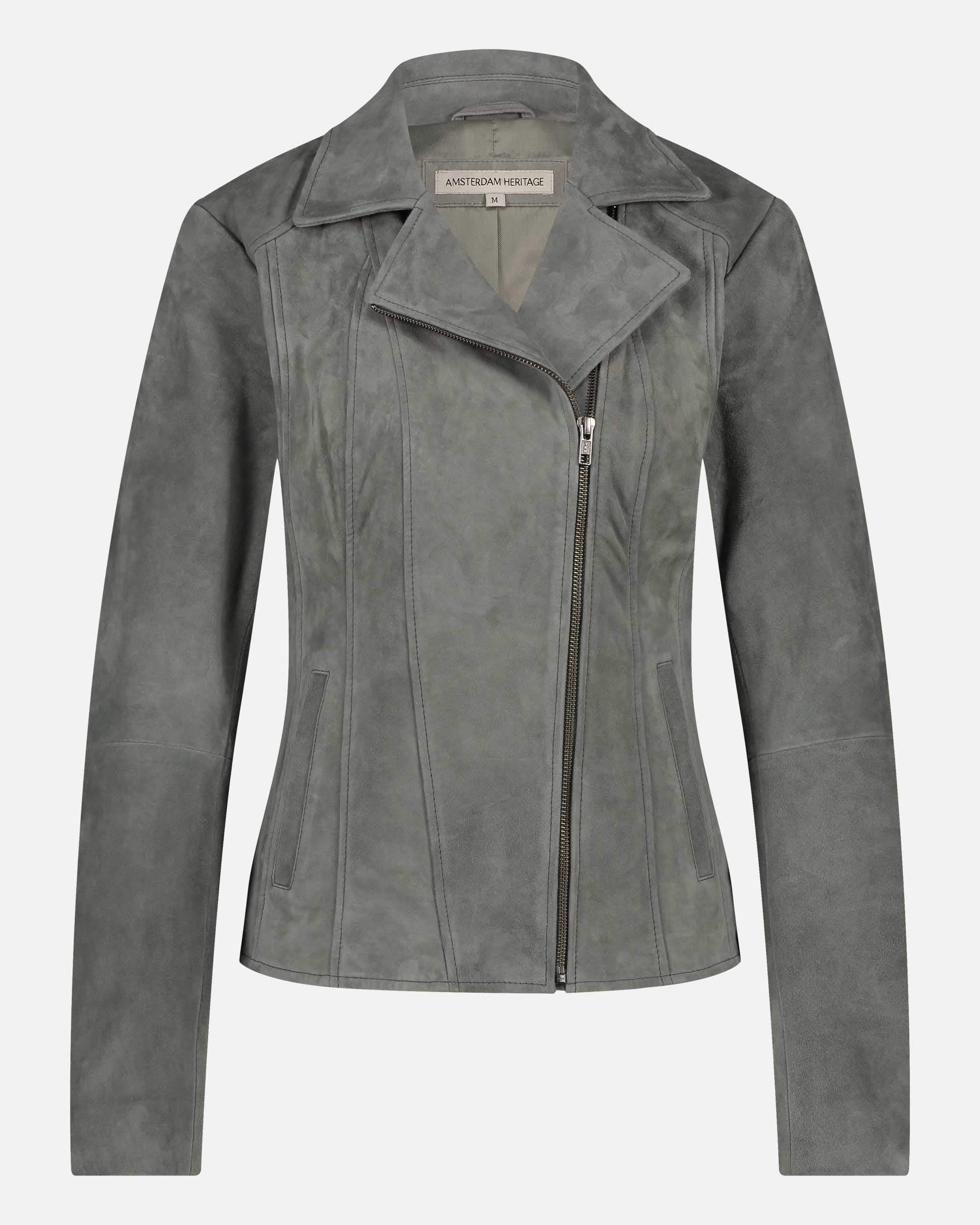 Garcia | Suede Moto Leather Jacket for Women – AMSTERDAM HERITAGE
