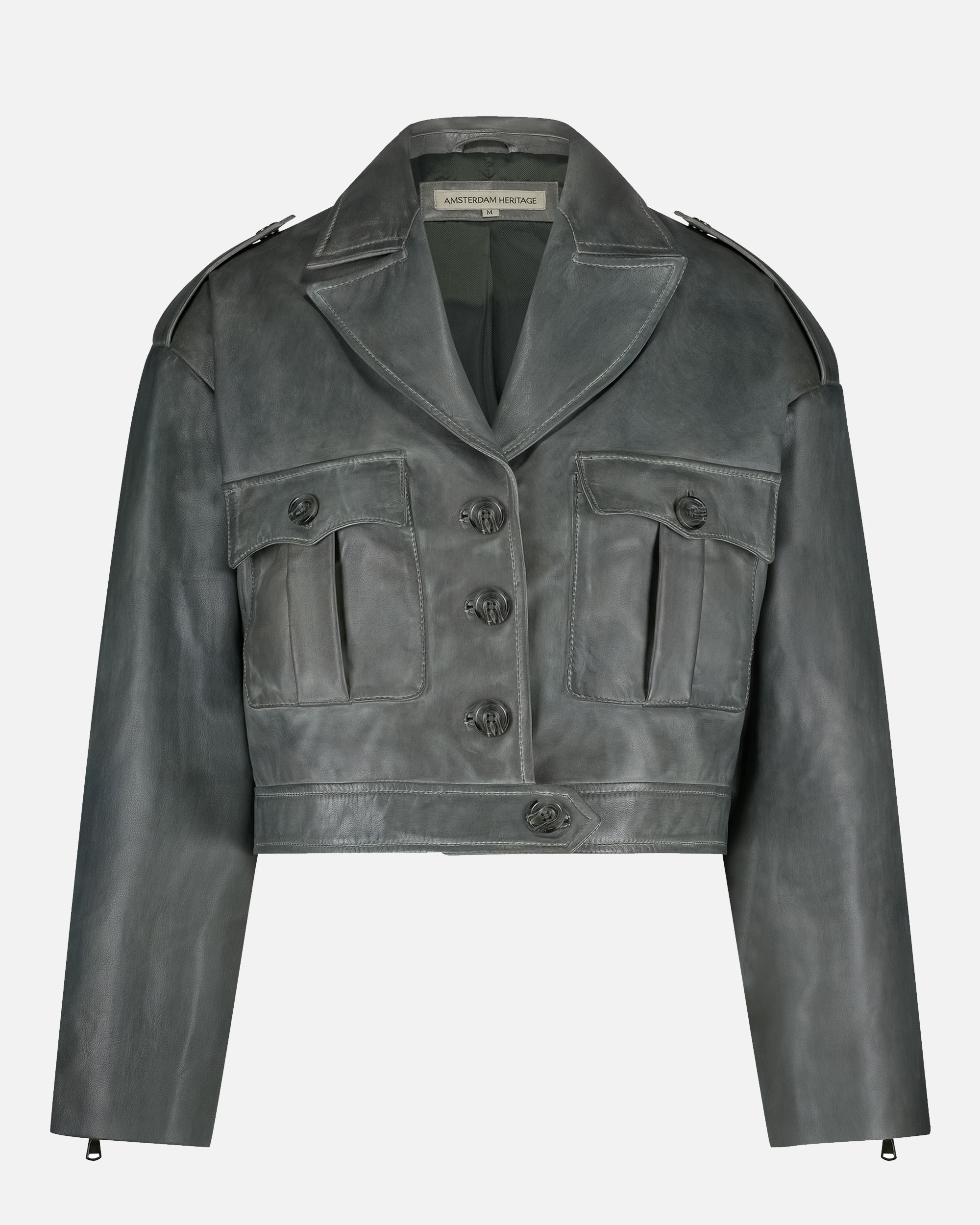 Paola Leather Moto Jacket – AMSTERDAM HERITAGE - Main Image