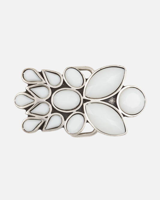 Shiny Silver Women Belt Buckle