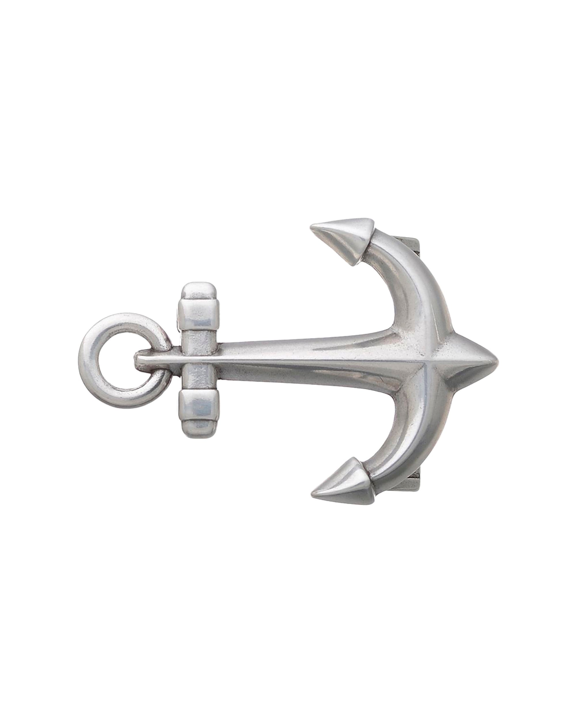 anchor silver belt buckle