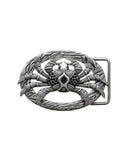crab silver belt buckle