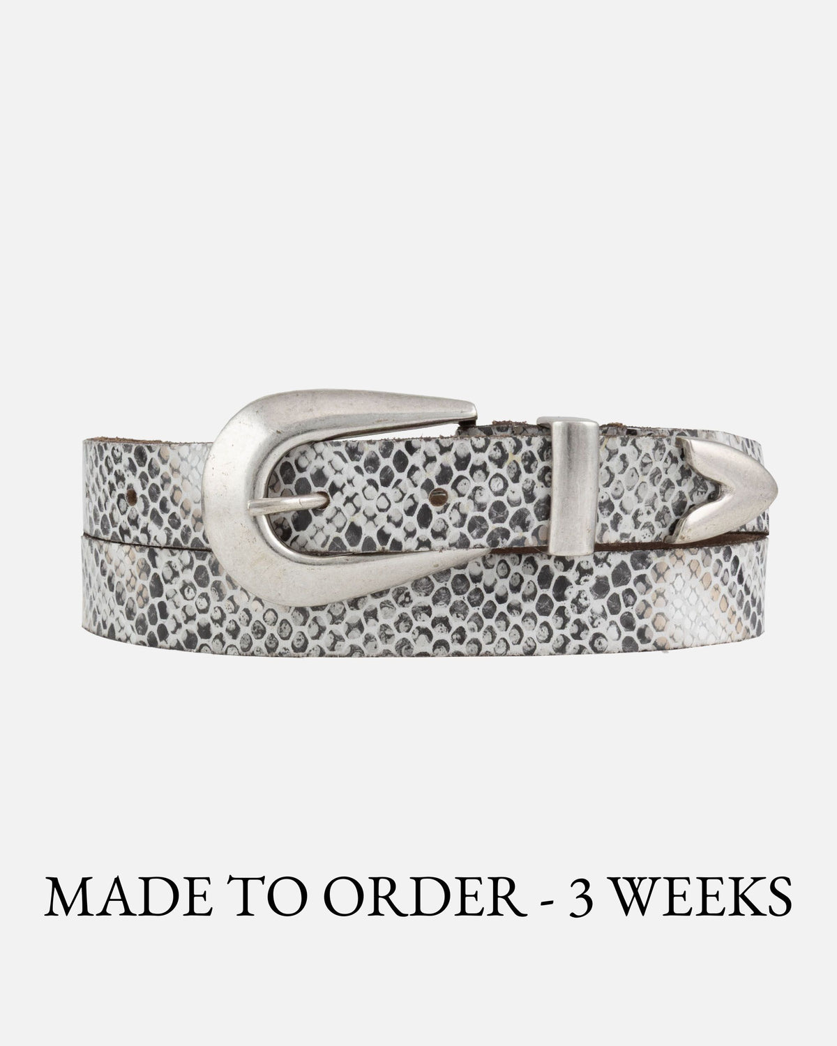 MADE TO ORDER Aiko | Western Snake Belt