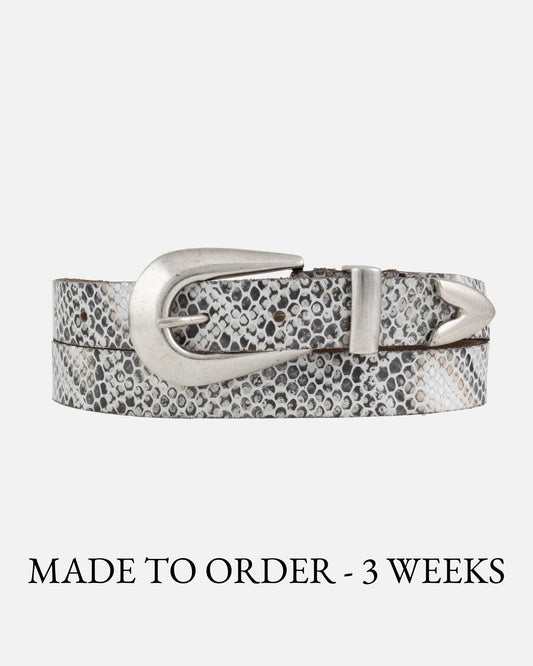 MADE TO ORDER Aiko | Western Snake Belt