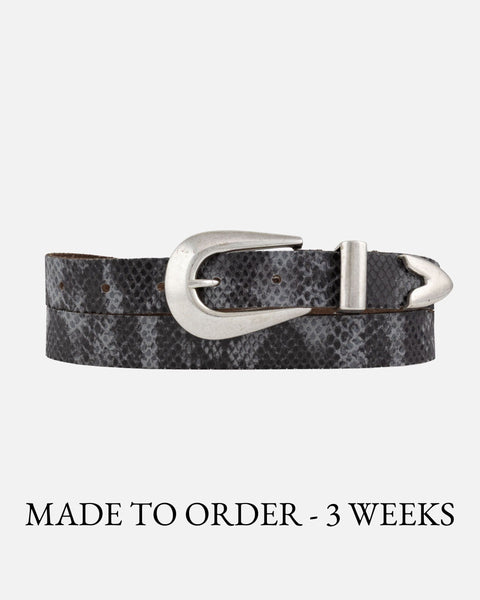 MADE TO ORDER Aiko | Western Snake Belt – AMSTERDAM HERITAGE display picture 1