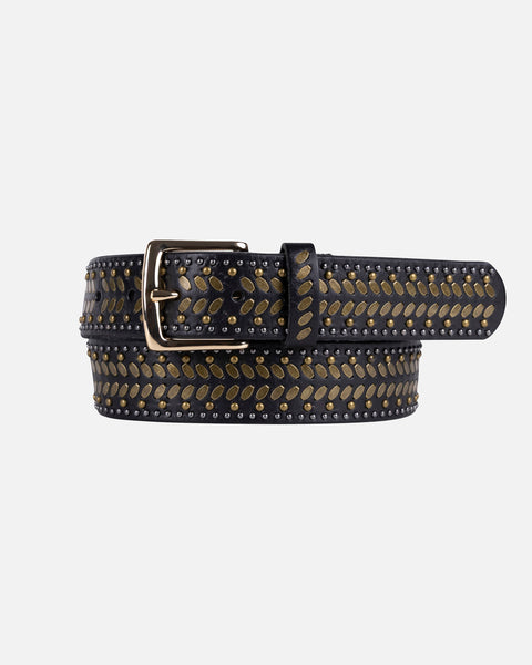 Nakita | Leather Belt with Polished Metal Buckle – AMSTERDAM HERITAGE Nakita | Leather Belt with Polished Metal Buckle – AMSTERDAM HERITAGE