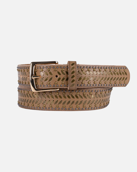 Nakita | Leather Belt with Polished Metal Buckle – AMSTERDAM HERITAGE Nakita | Leather Belt with Polished Metal Buckle – AMSTERDAM HERITAGE
