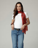 Mid-Blue Staight-Leg Cropped Mid-Rise Jeans | The Nancy