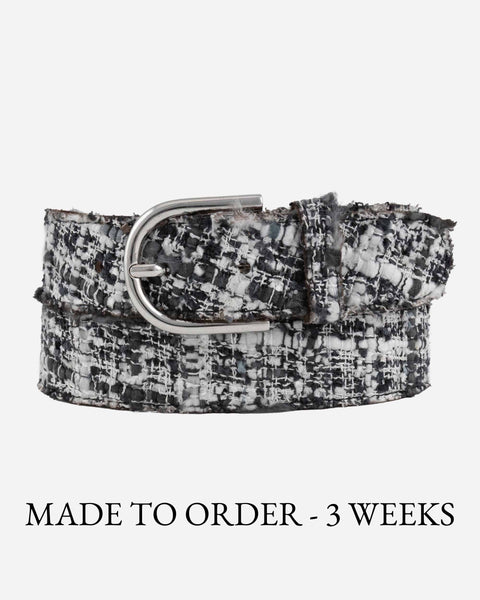 MADE TO ORDER Samy | Houndstooth Fabric Belt – AMSTERDAM  display picture 3