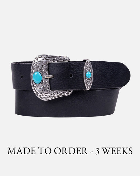 MADE TO ORDER Gem | Premium Leather Belt with Ornamental  display picture 3
