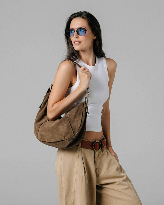 Brown Suede