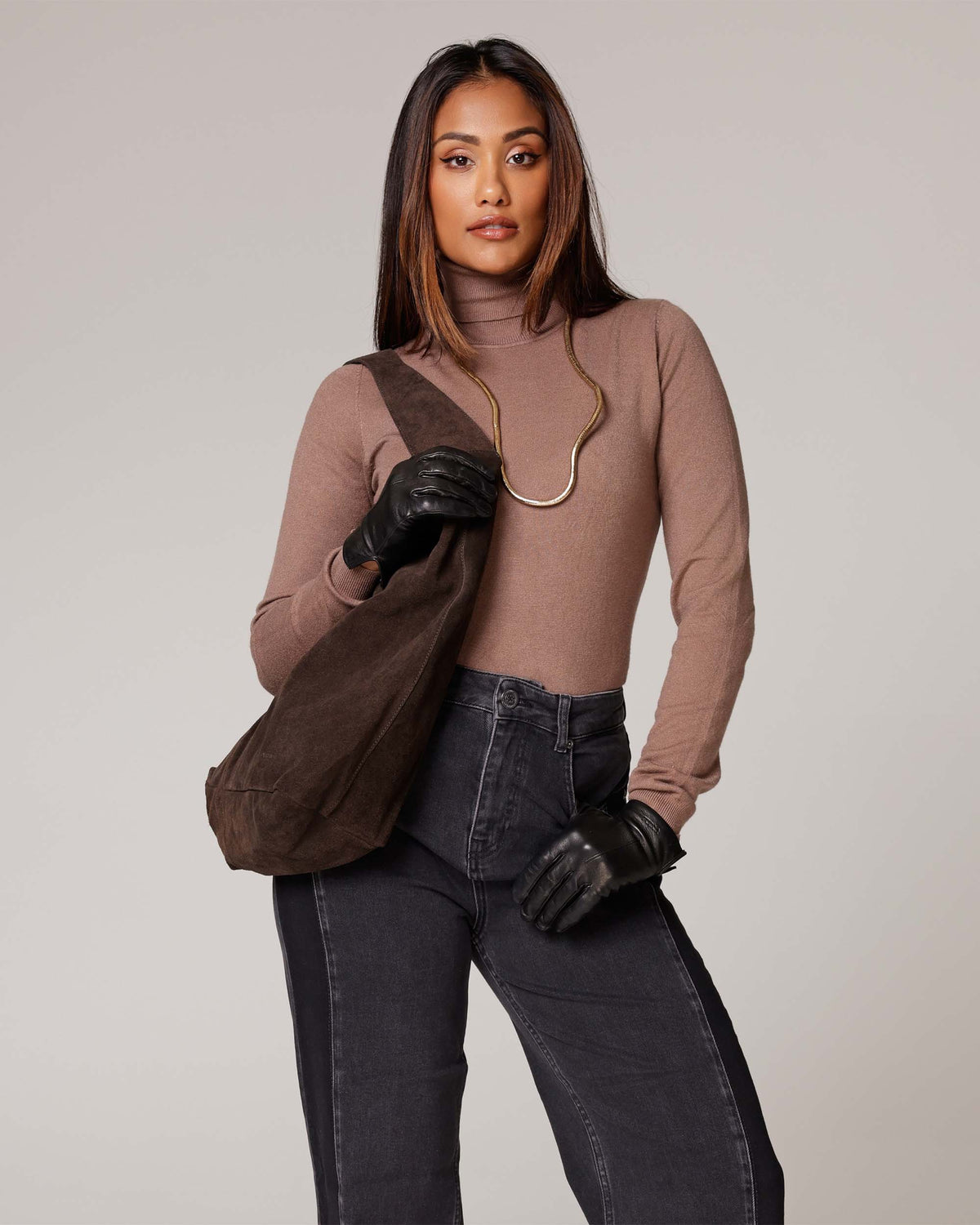 Brown Suede