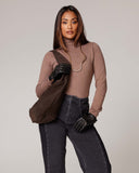 Brown Suede