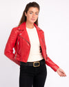 Cecilia | Leather Motorcycle Jacket