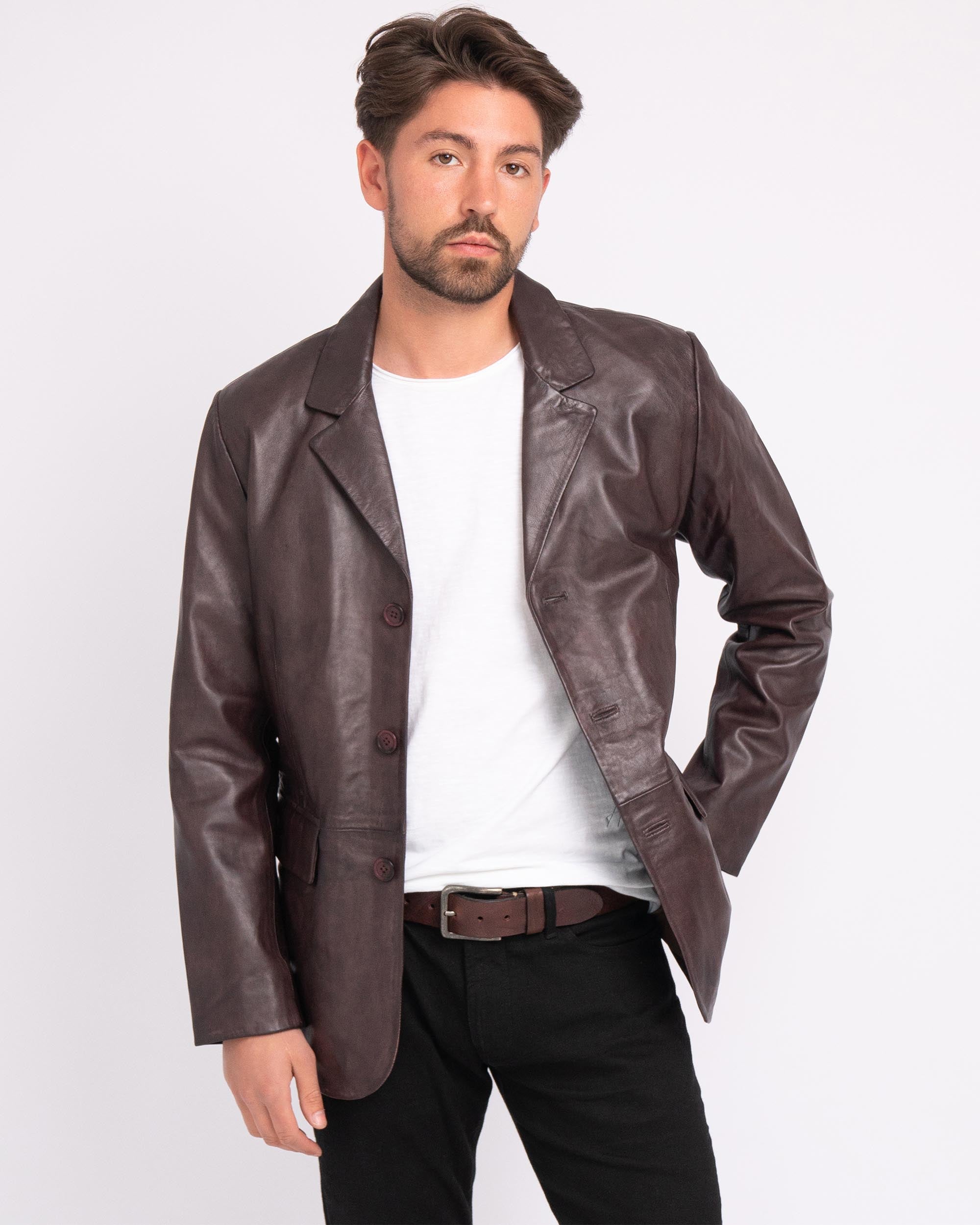 Men's Vintage Leather Jackets by Buffalo Jackson | Moto and Bomber