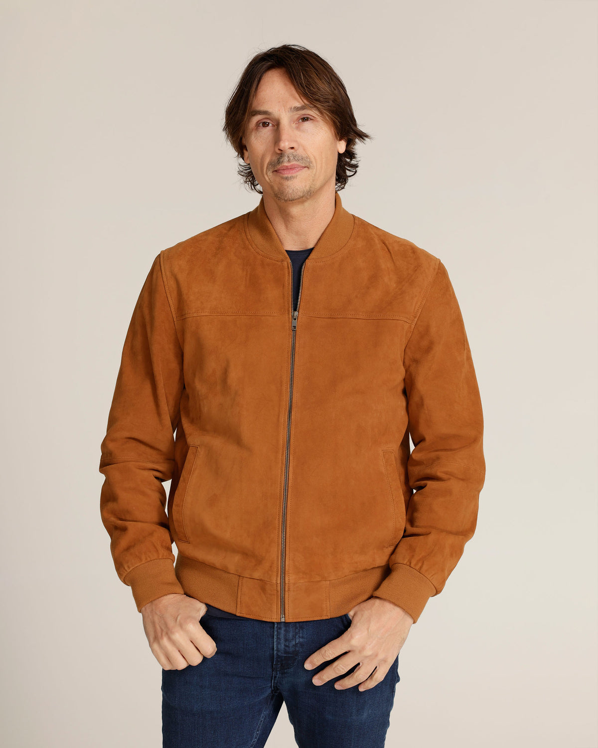 Cognac Suede