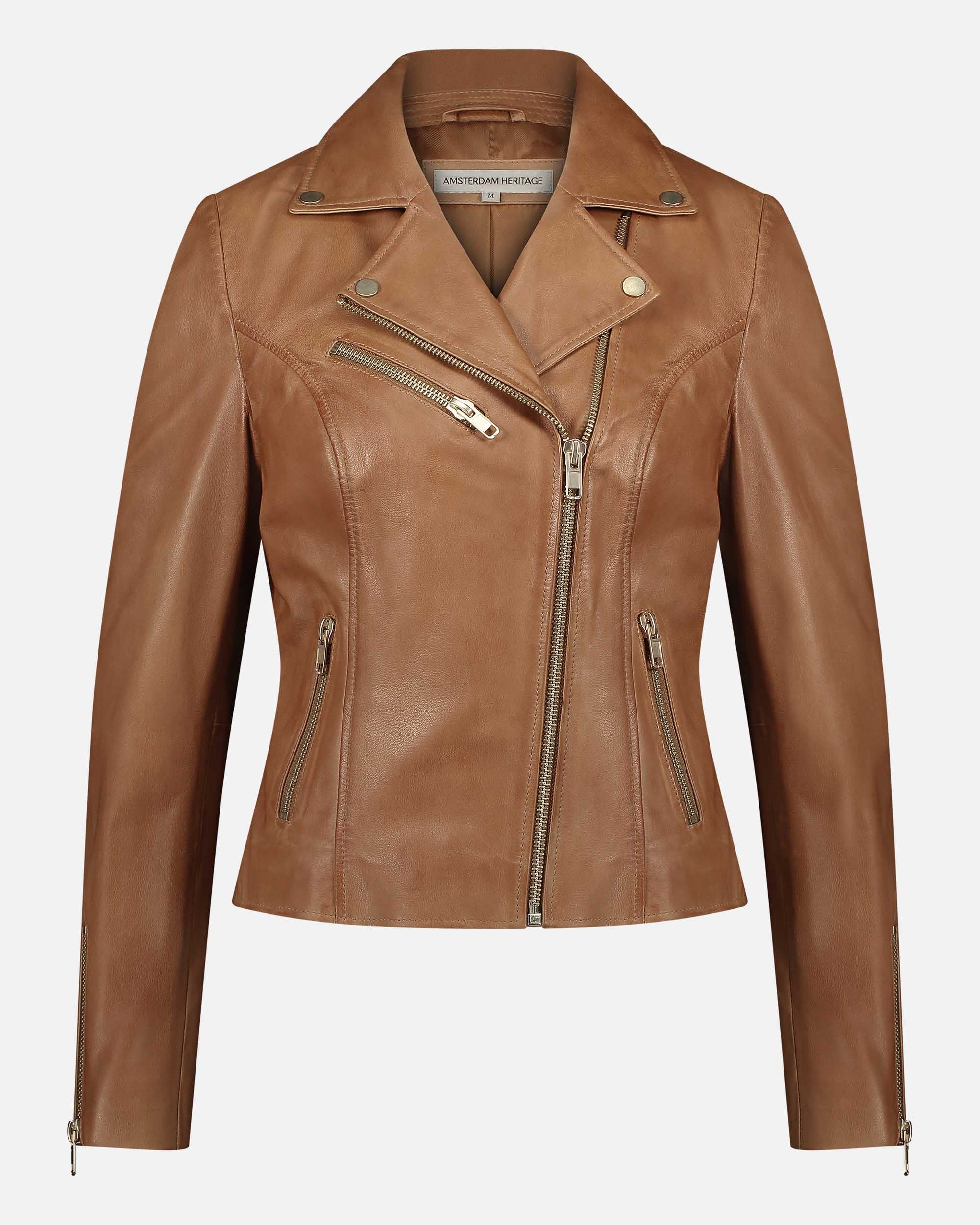 Phoenix | Premium Leather Moto Jacket for Women – Amsterdam Heritage