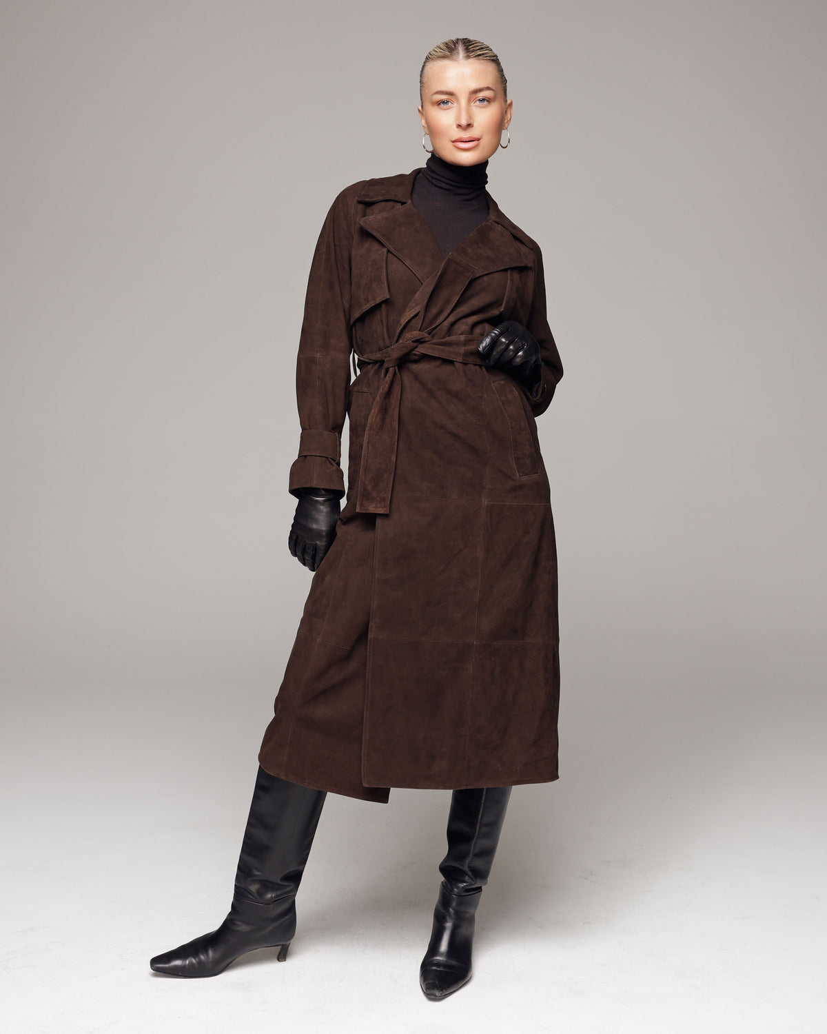 Brown Suede