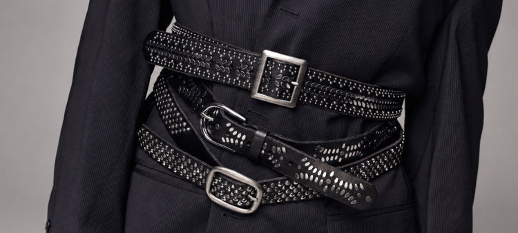 Amsterdam Heritage studded belts collection banner