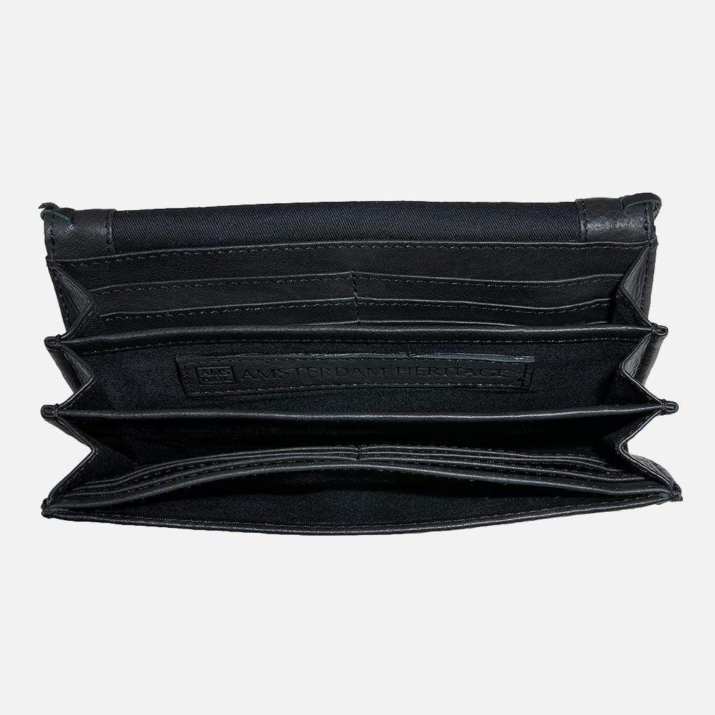 Amsterdam Heritage | US Bundle 3 - Black - Fletcher Bag + Fleur Wallet