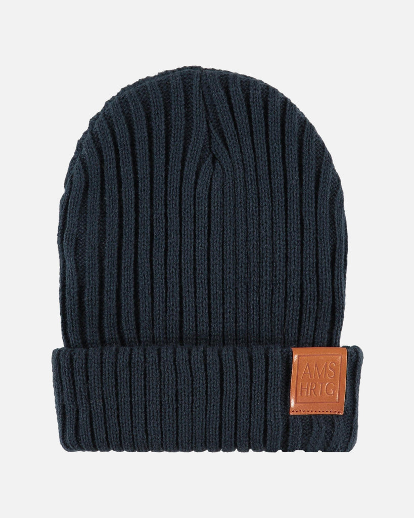 Melle | Classic Ribbed Beanie With Wide Rollover Cuff