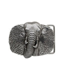 elephant silver belt buckle