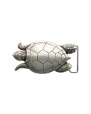 turtle silver belt buckle