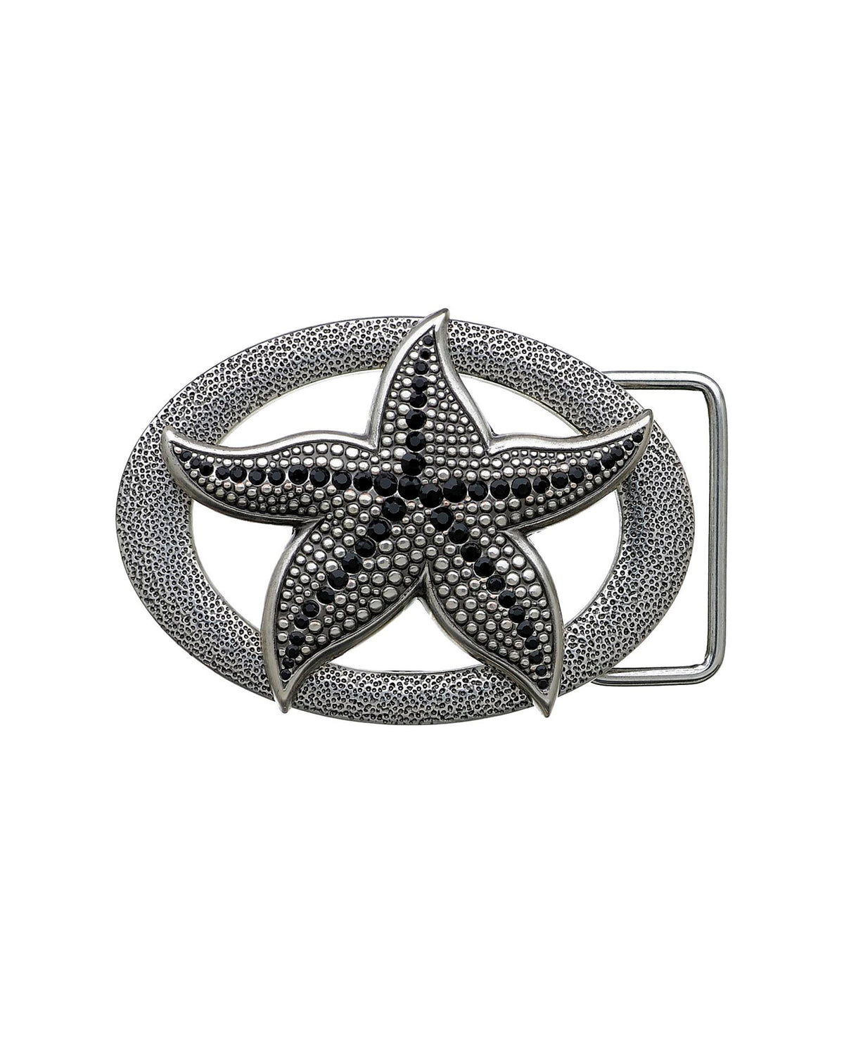 starfish silver belt buckle