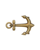 anchor gold belt buckle