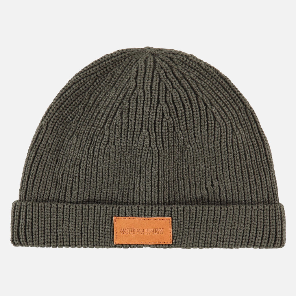 Amsterdam Heritage Beanies & Scarves B102 Rene | Classic Skull Cap Beanie With Rollover Cuff